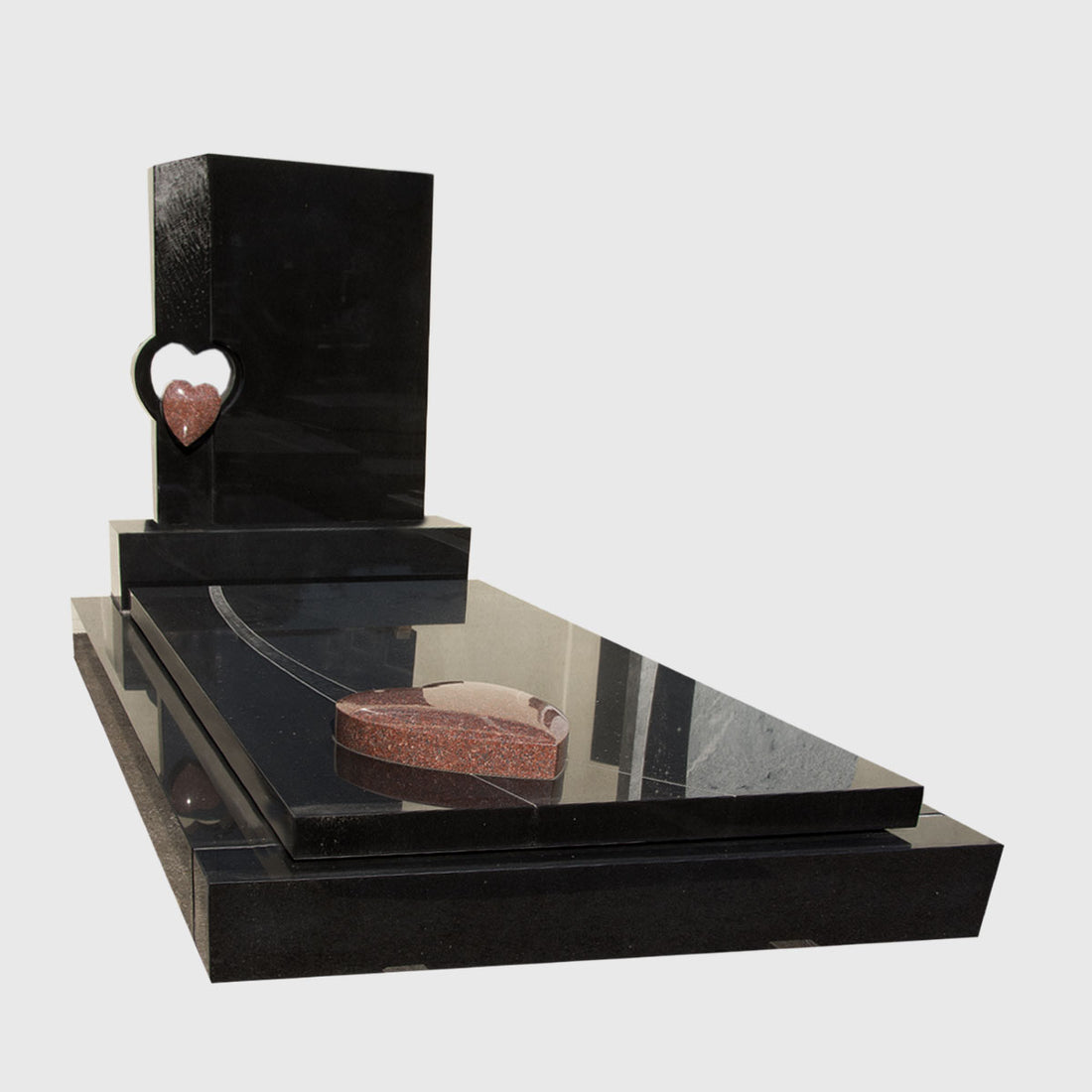 Grabanlage mit Deckplatte aus Premium Black Granit