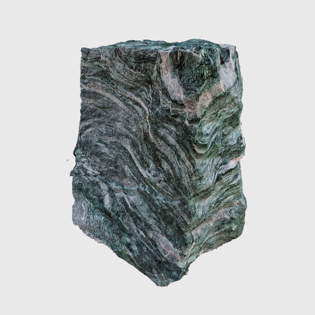 Natursteinfelsen aus Atlantis Granit – massiver Grabstein & Gartenstein Unikat