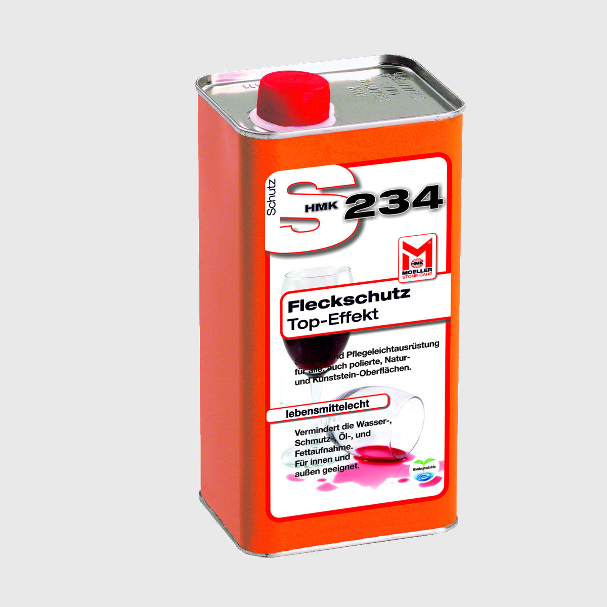 HMK S234 Fleckschutz Top-Effekt Schutzimprägnierung für Naturstein und Kunststeinoberflächen