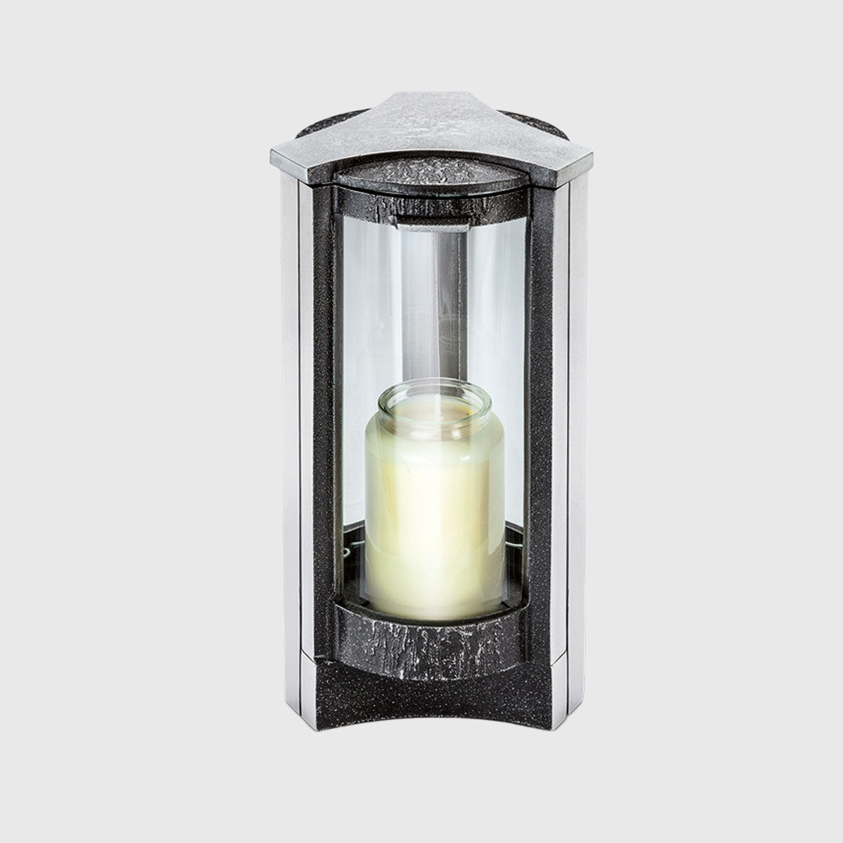 Grablaterne Aluminium Modell 40146 in Schwarz Silber