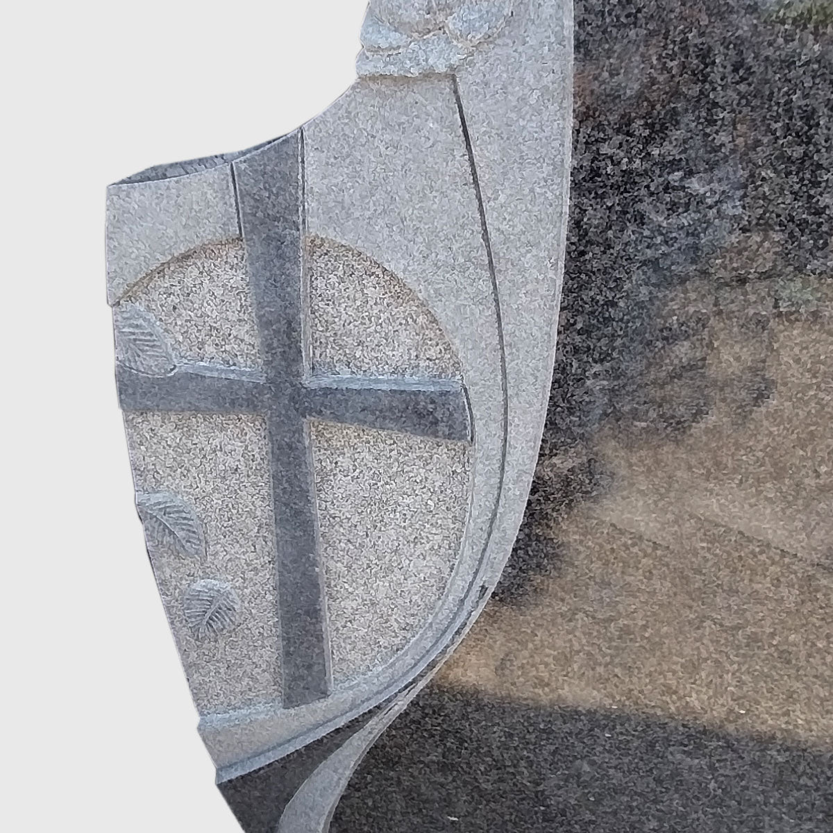 Grabstein aus Impala Granit