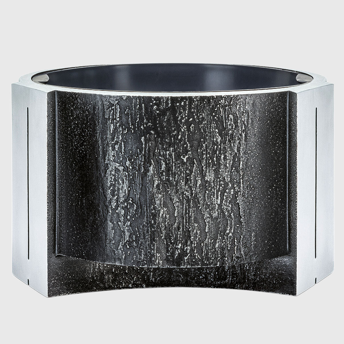 Blumenschale Aluminium – Grabdekoration modern