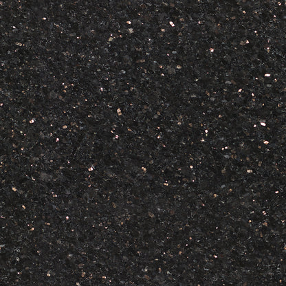 Liegestein Herzform aus Premium Premium Black Granit mit Rosenornament