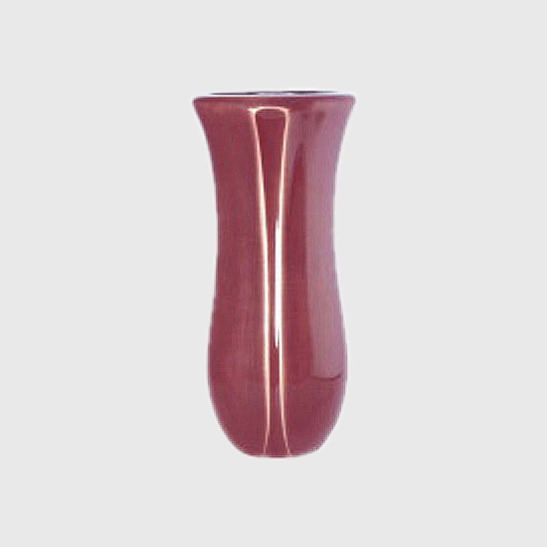 Vase 6049 aus Bronze Weinrot