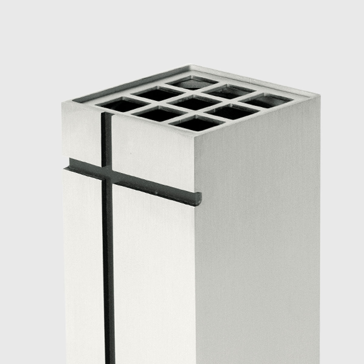 Laterne und Vase Set 4229 aus Edelstahl