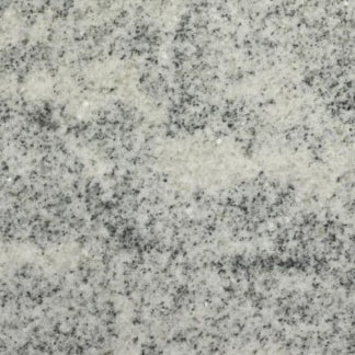 Grabstein aus Impala Granit mit Viscount White Granit Element.