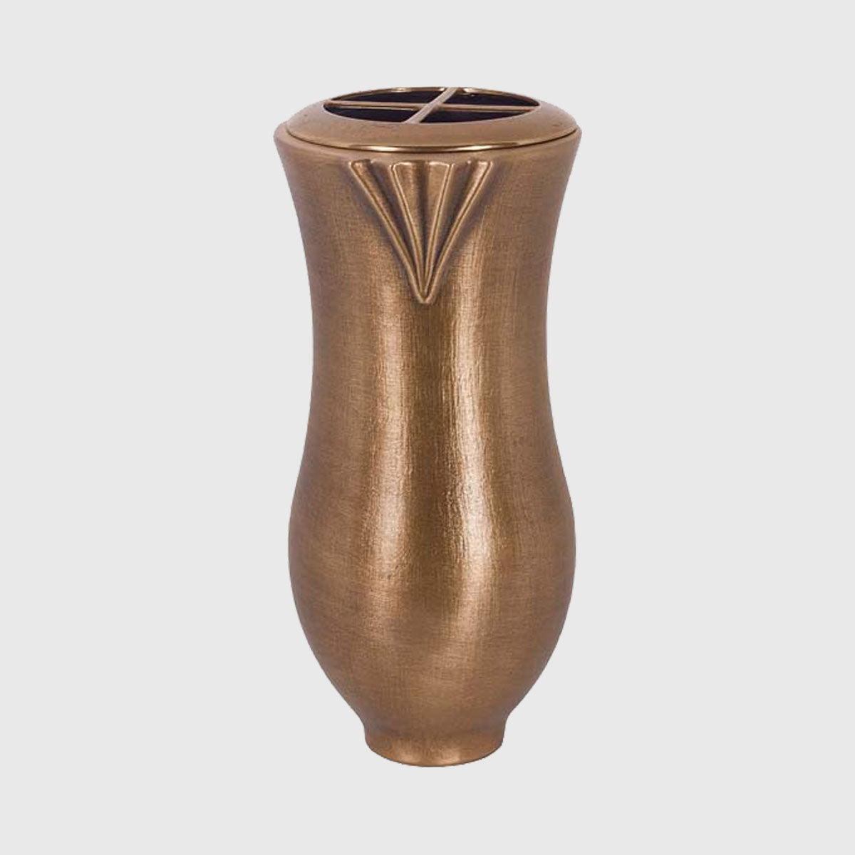 Grabvase W431 Bronze witterungsbeständig