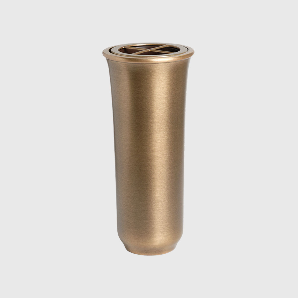 Grabvase BV446 in Bronze für Blumen am Grab