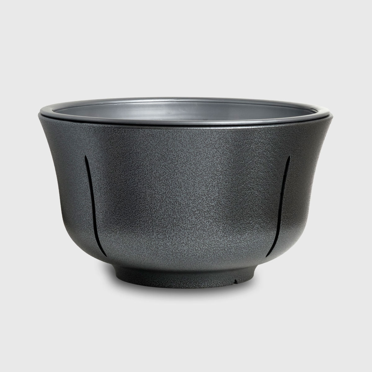 Moderne Grabschale BSCH609/38G in Anthrazit Grau für stilvolle Grabdekorationen