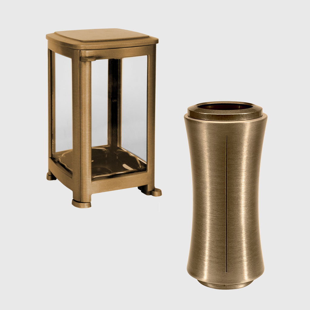 Urnen Laterne und Vase Set BL4545 aus Bronze