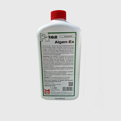 HMK R162 Algen-Ex Reiniger Konzentrat in 1 Liter Flasche zur Entfernung von Grünbelägen auf Naturstein und Kunststein