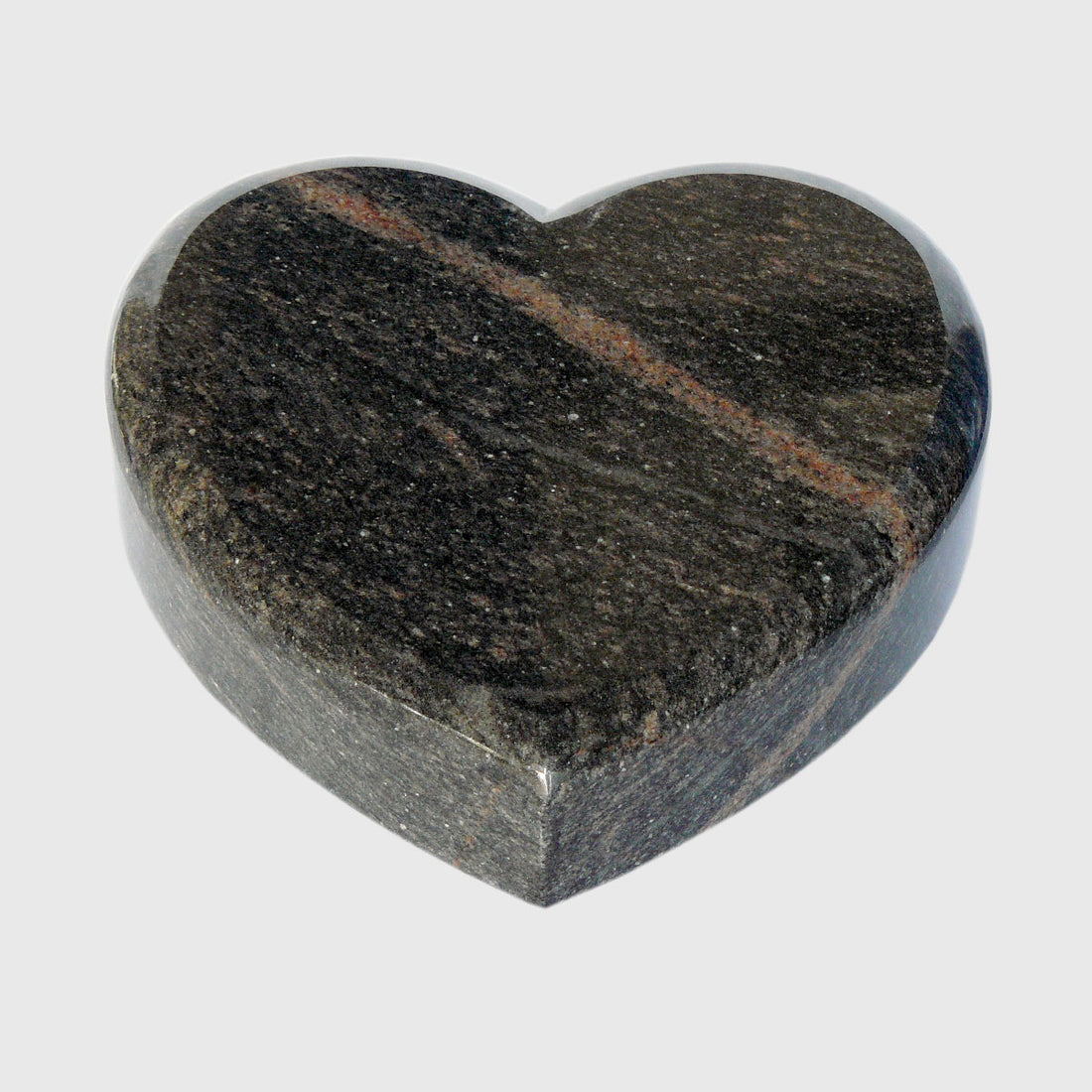 Granit Herz Arube Aurora Granit 25x25x5 cm mit Stütze