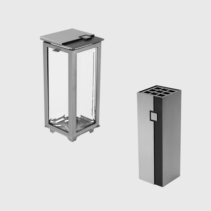 Laterne und Vase Set 7006 aus Aluminium