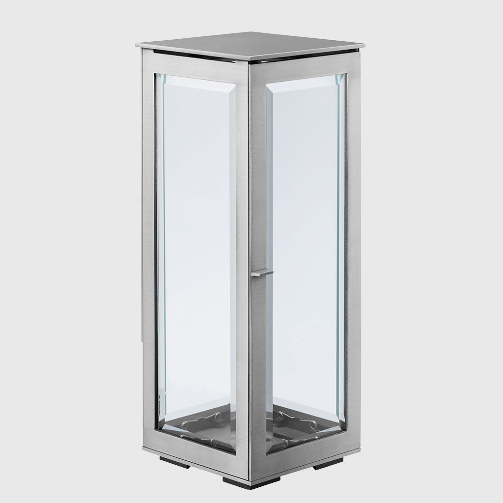 Grablaterne 1001.2 aus Aluminium, 40 cm hoch, für große Kerzen, Tipp Kombination mit Vase 1100.2 – Stone Lounge