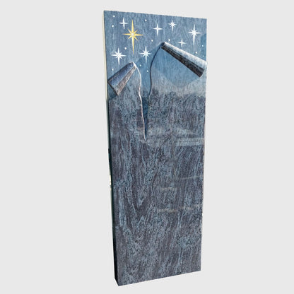 Stele aus Orion Blue Granit