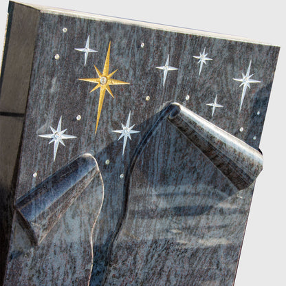 Stele aus Orion Blue Granit