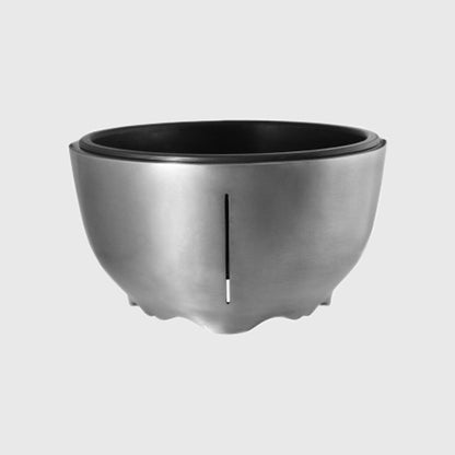 Aluminium Schale Ø 37 cm, Höhe 20 cm – eleganter Grabschmuck von Stone Lounge