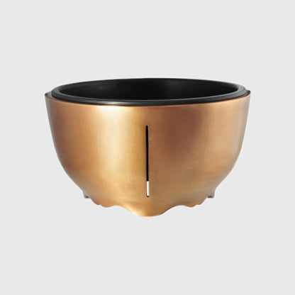 Bronze Schale R2517 Ø 37 cm, Höhe 20 cm – eleganter Grabschmuck – Stone Lounge