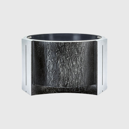 Blumenschale Aluminium Granitoptik Ø 31 cm – moderne Grabdeko