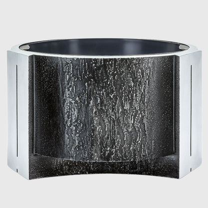 Blumenschale Aluminium – Grabdekoration modern