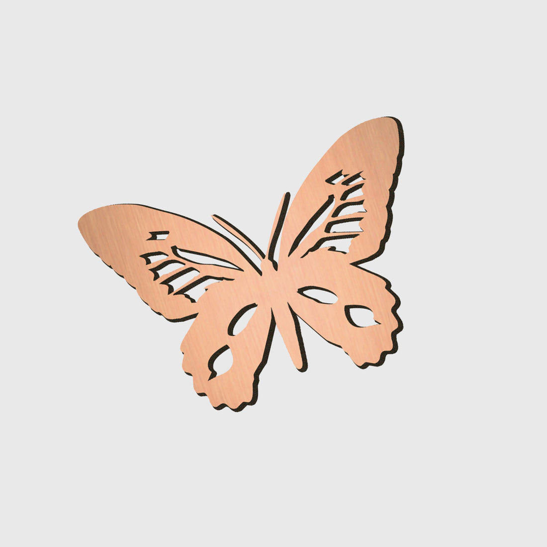 Schmetterling Grabornament Bronze oder Edelstahl für Grabstein Grabdekoration