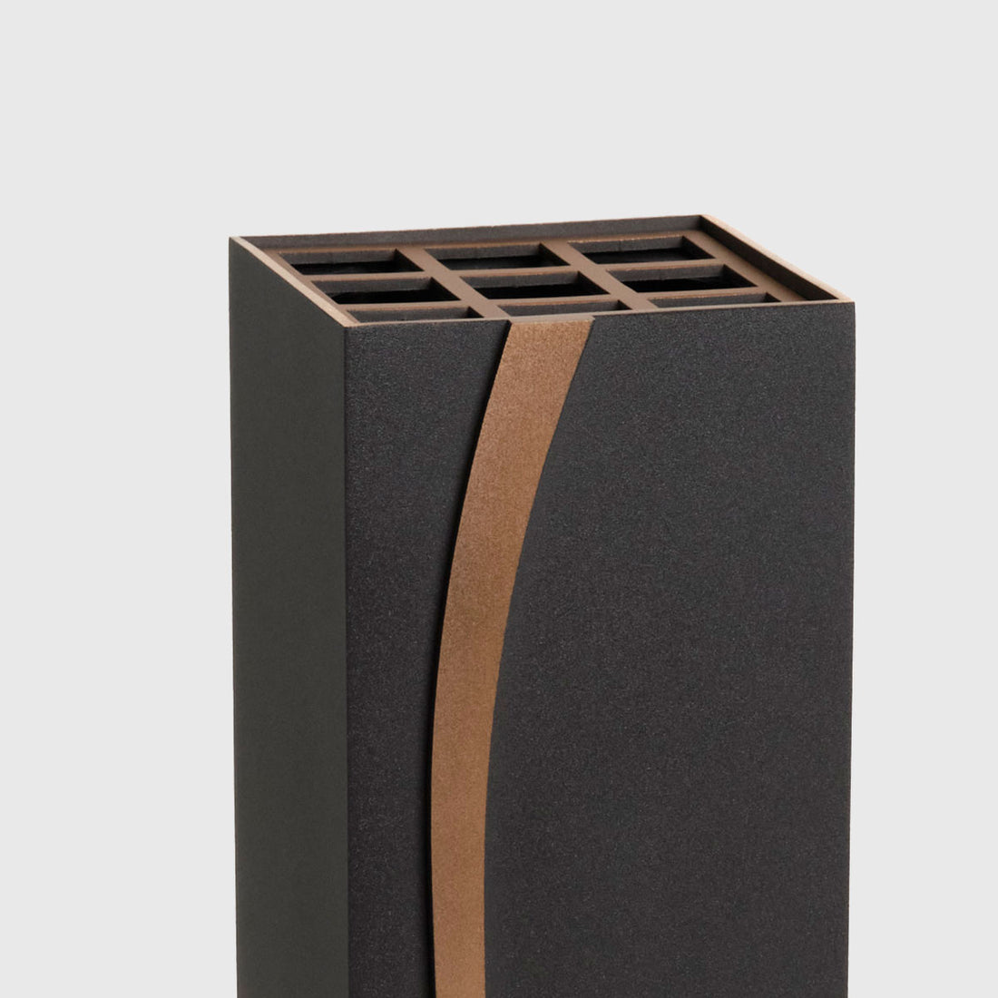 Bronze Grabvase BV4911 mit geschwungenem Bronzeelement