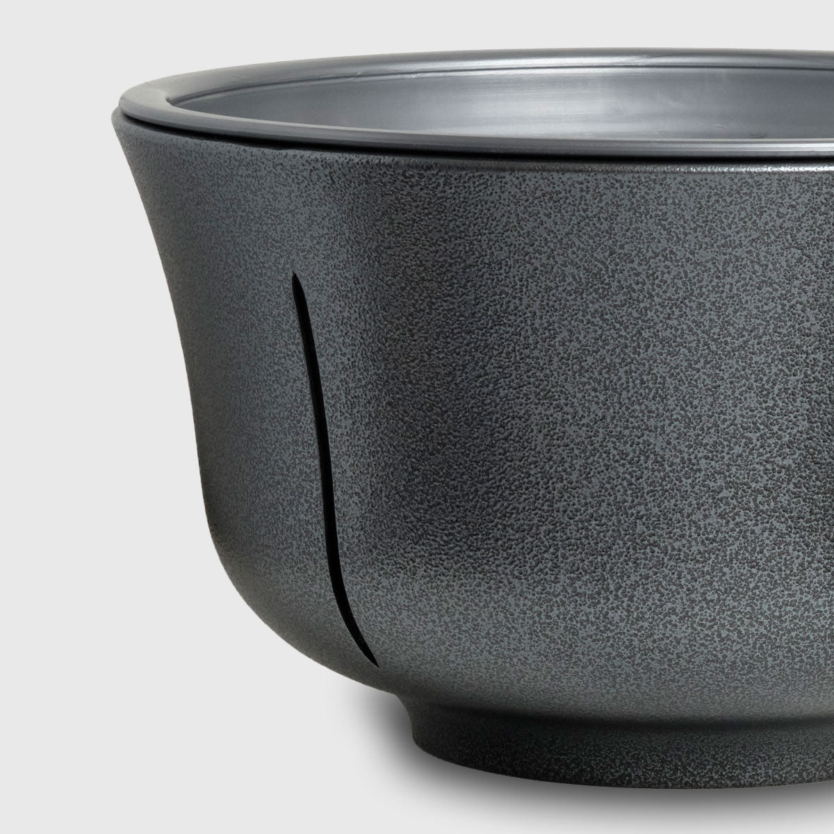 Moderne Grabschale BSCH609/38G in Anthrazit Grau für stilvolle Grabdekorationen