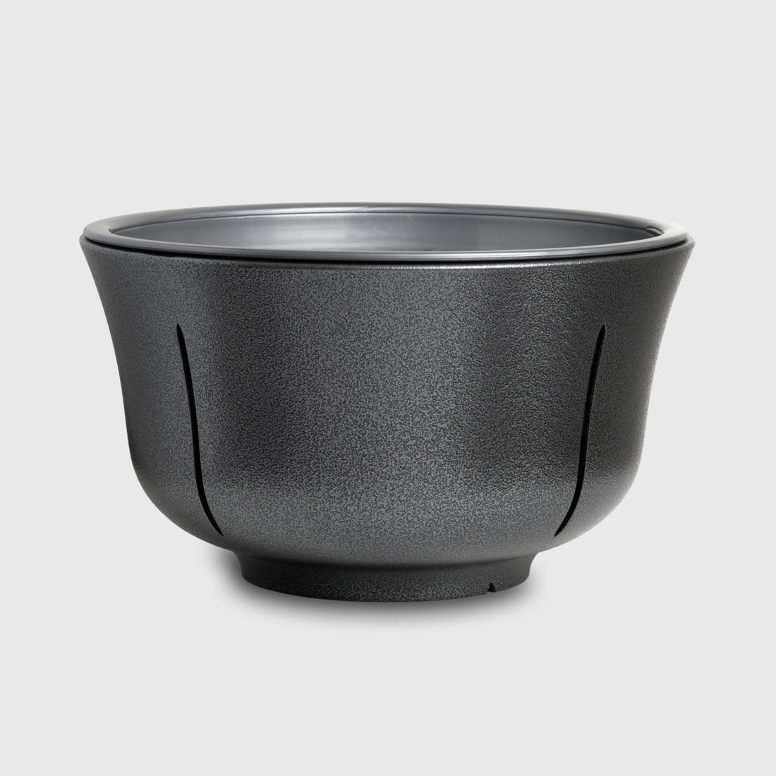 Moderne Grabschale BSCH609/38G in Anthrazit Grau für stilvolle Grabdekorationen