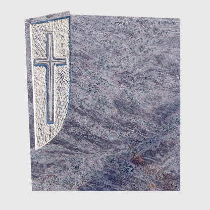 Grabstein aus Orion Blue Granit