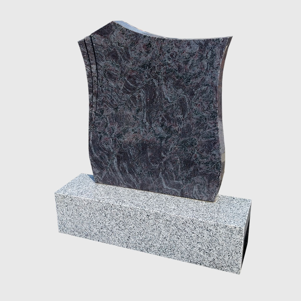 Grabstein aus Orion Blue Granit