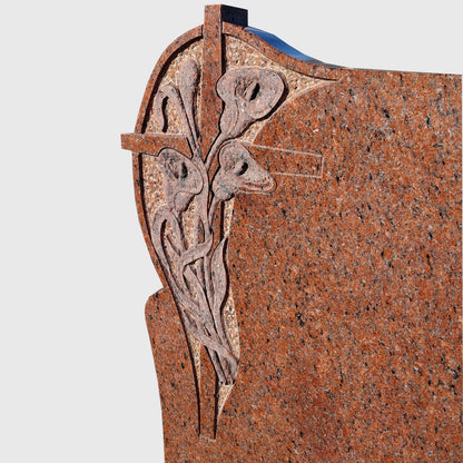 Grabstein aus Vange Red Granit