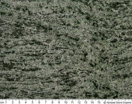 Liegestein Herzform aus Olive Green Granit