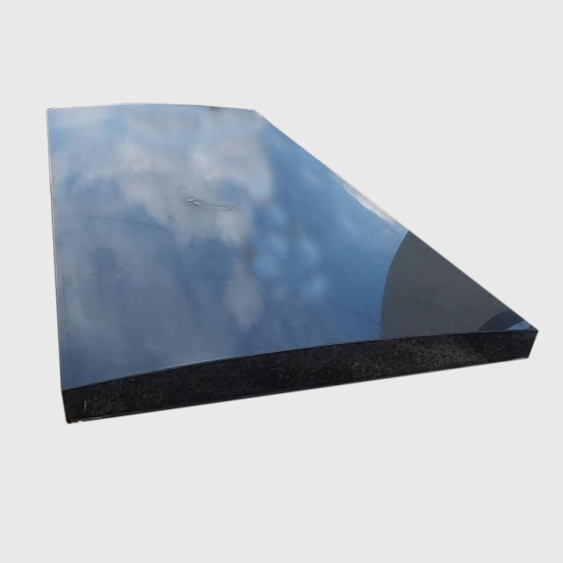 Grabdeckplatte aus Indisch Black Granit